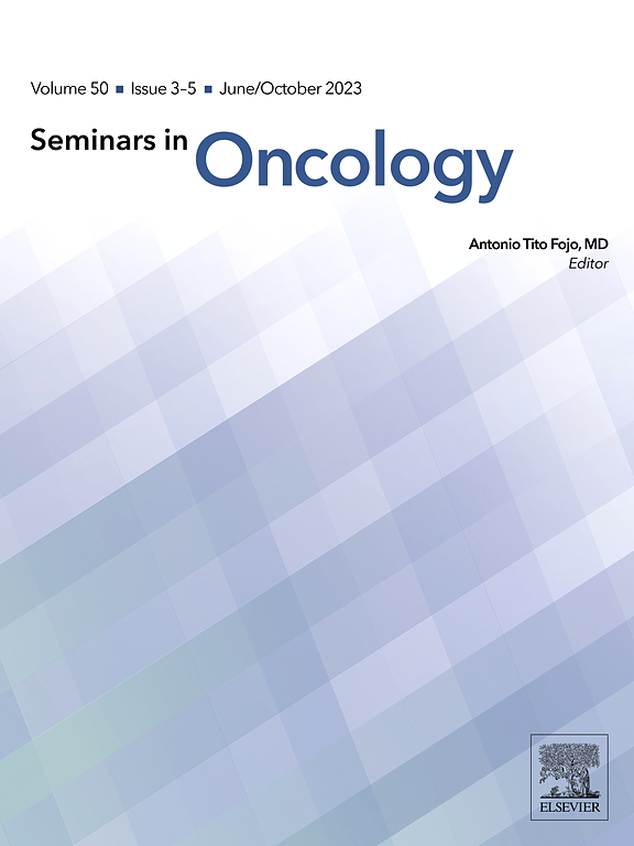 Go to journal home page - Seminars in Oncology